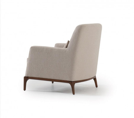 Design Sofa Fotel Couch Podkładka Luksusowe kanapy włókiennicze 1 miejsce siedzące nowe szare