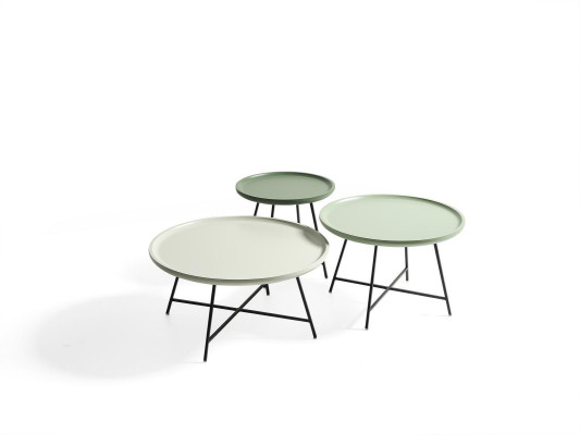 stolik kawowy Drewno Zestaw 3 szt. Designerski stolik kawowy Tabela do salonu