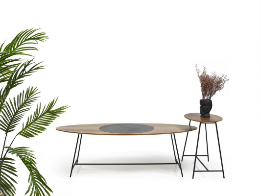 stolik kawowy Salon Tabela Brown Drewno Stolik Kawowy Design Meble Nowość