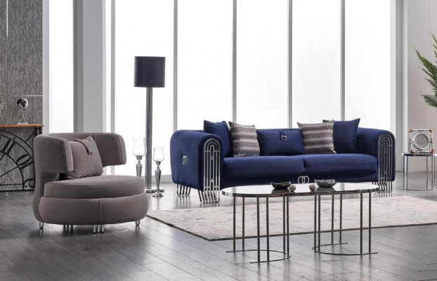 Luksusowy Zestaw sofowy Kanapa Meble 3+1 miejsce do siedzenia Kanapy Sofa Podkładka Meble 2-częściowa