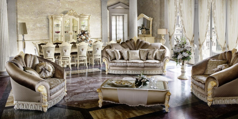 Klasyczna Designerska Kanapa Podkładka Sofa Ustawić 3+1+1 Osobowe Kanapy Sofy Włókiennicze