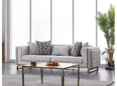 Sofa trzyosobowa 3 miejsce do siedzenia Sofa 245cm Meble Podkładka Sofy Włókienniczy Materiał
