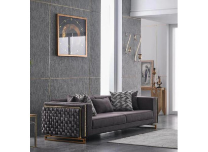 Luksusowa kanapa trzyosobowa Podkładka Meble Sofa 3 miejsce siedzące w salonie 245cm