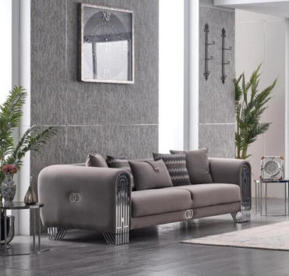 Elegancka kanapa materiałowa Podkładka sofa Meble salon Meble Włókiennicze sofy