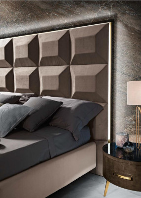 Zestaw łóżkowy Design Classic łóżko Stolik nocny Kredens 4-częściowy. Sypialnia