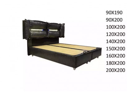 Drewno Design Łóżko Double Luxury Marriage Modern Hotel Frame Sleep Pokój łóżko