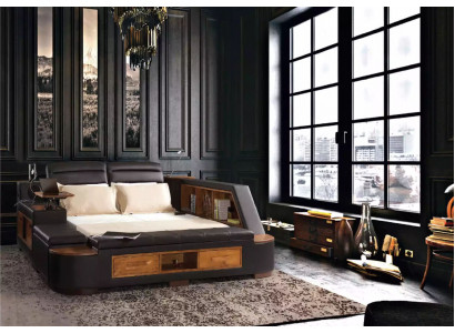 Wielofunkcyjne łóżko podwójne Łóżko Nowoczesna rama łóżka 180x200cm Hotel Nowość