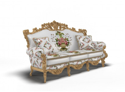 Classic Design Podkładka Luxury Siedziba Sofa Kanapa Aksamit Włókienniczy 3 miejsce do siedzenia Nowe Meble