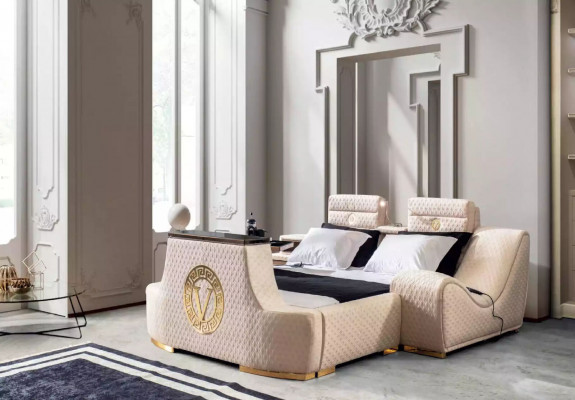 Podwójne łóżko luksusowe Podwójne łóżko nowoczesny design rama łóżka rama łóżka łóżko