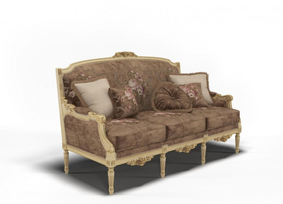Sofa Podkładka Kanapa 3 miejsce do siedzenia Sofa tekstylna Oryginalne Kanapy Sofy Meble Trzyosobowe