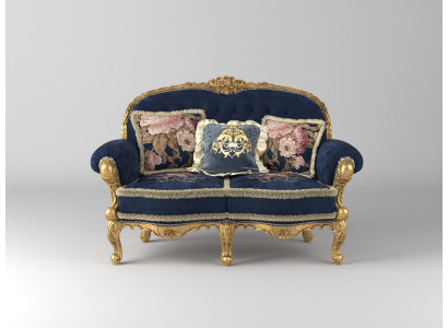 Chesterfield Sofa 2 miejsce do siedzenia Podkładka Kanapy Sofy Aksamit Materiał Dwumiejscowe Meble Nowe