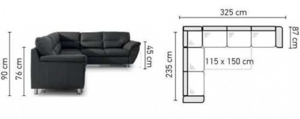 Żywy krajobraz Sofa rozkładana w kształcie litery U Materiał Włókienniczy Sofa Kanapa Podkładka Narożnik