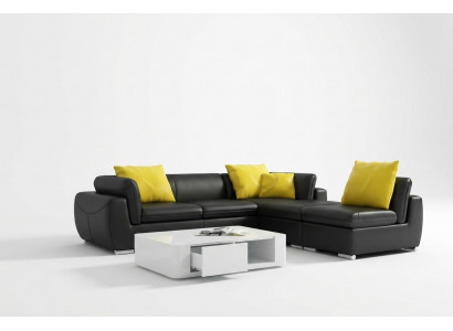 Sofa skórzana kanapa Żywy krajobraz Narożnik kanapa Narożnik Ustawić Design Nowoczesna Sofa F3014 Nowość