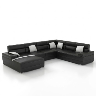 Sofa skórzana kanapa Żywy krajobraz Narożnik kanapa Narożnik Ustawić Design Nowoczesna Sofa F3016 Nowość