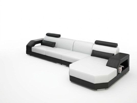 Skórzana sofa kanapa Żywy krajobraz Narożnik kanapa Narożnik Ustaw Design Modern Sofa G8001C