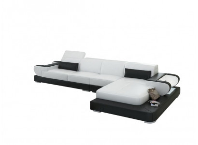 Skórzana sofa kanapa Żywy krajobraz Narożnik kanapa Narożnik Ustaw Design Modern Sofa G8002C