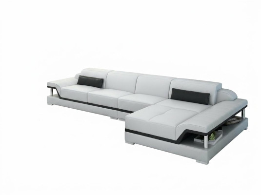 Designerska skórzana sofa kanapa Podkładka Zestaw narożny zestaw do siedzenia Skóra Couchen 8004C