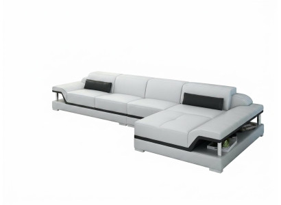 Designerska skórzana sofa kanapa Podkładka Zestaw narożny zestaw do siedzenia Skóra Couchen 8004C
