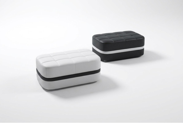 Design Podkładka Stołek Podnóżek Ottoman Siedziba Tapicerowana Pufa