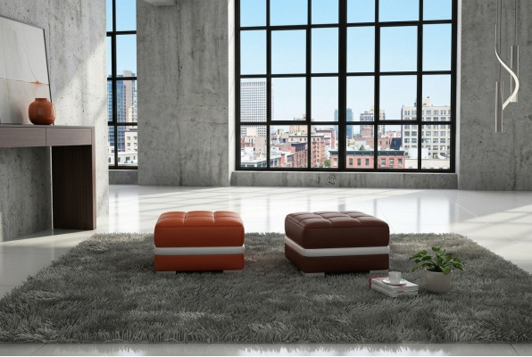 Design Podkładka Stołek Podnóżek Ottoman Siedziba Tapicerowana Pufa FT002
