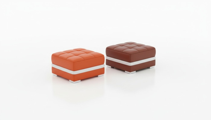 Design Podkładka Stołek Podnóżek Ottoman Siedziba Tapicerowana Pufa FT002