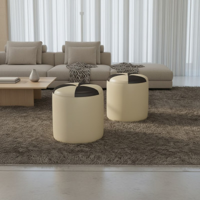 Design Podkładka Stołek Podnóżek Ottoman Siedziba Szezlong Tapicerowany Pufa FT009