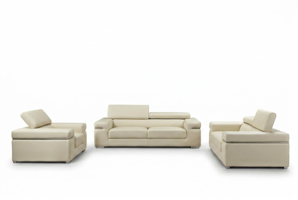 Sofa Kanapa Podkładka 3 miejsce do siedzenia Skóra Sofy Kanapy Siedziba Obcios Design