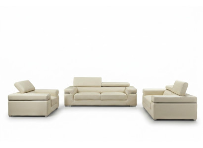 Sofa Kanapa Podkładka 3 miejsce do siedzenia Skóra Sofy Kanapy Siedziba Obcios Design
