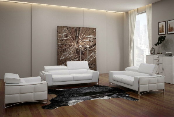 Sofa Kanapa Podkładka XXL Duże 3 miejsce do siedzenia (bez 2+1) Sofy Skóra Siedziba Design
