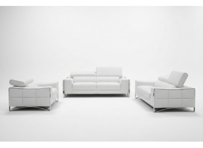Sofa Kanapa Podkładka XXL Duże 3 miejsce do siedzenia (bez 2+1) Sofy Skóra Siedziba Design