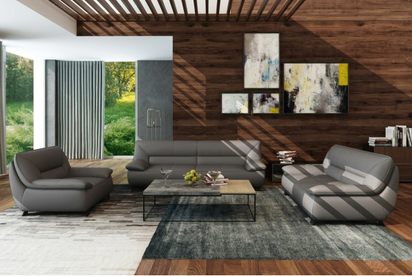 Sofa Kanapa Podkładka 3 miejsce do siedzenia Skóra Sofy Kanapy Obcios Siedziba Design