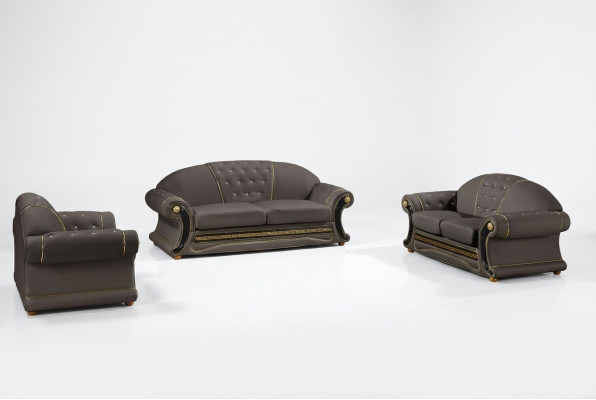 Classic Designer 3 miejsce do siedzenia Chesterfield Skóra Couch Podkładka Siedziba bez 2+1 Nowość