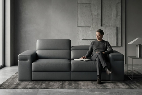 Sofa Kanapa Polser Siedziba 3 miejsce siedzące XXL Sofy Duże Kanapy Skóra 3 Siedzenie Nowość