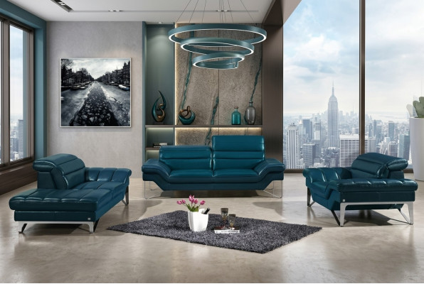 Zestaw sofowy Skóra Sofa Zestaw 3+2 (bez Fotel) Kanapa Siedziba Podkładka Ustawić 994