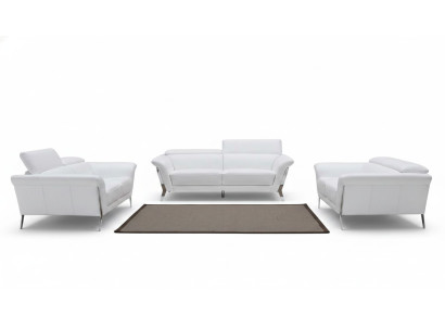 Zestaw sofowy Skóra Sofa Zestaw 3+2 (bez Fotel) Kanapa Siedziba Podkładka Ustawić 1547