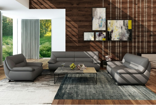 Skóra Sofa Sofa Podkładka Ustawić 3+2 miejsce siedzące Sofy Sofy Obcios Sofy Nowość