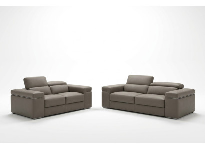 Regulowana kanapa skórzana Siedziba Podkładka Zestaw do salonu Skóra Ustawić Sofa kanapa 3+2+1