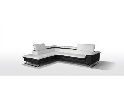 Designerska poduszka na siedzisko skórzana sofa Ustawić kanapę Żywy krajobraz w kształcie litery L