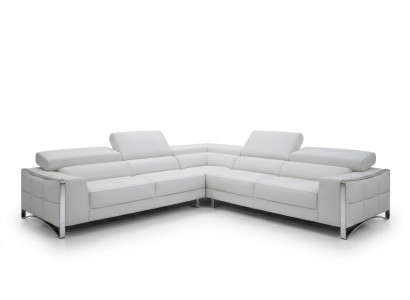 Skórzana sofa kanapa Żywy krajobraz Narożnik kanapa Narożnik Ustaw Design Modern Sofa 1504B