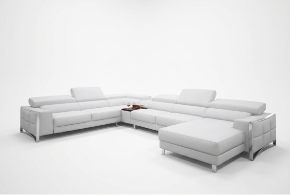 Wielofunkcyjna kanapa Narożnikowa kanapa Media TV Sofa Sofa skórzana Sofa Żywy krajobraz UForm