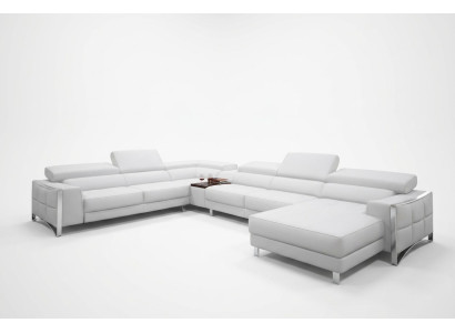 Wielofunkcyjna kanapa Narożnikowa kanapa Media TV Sofa Sofa skórzana Sofa Żywy krajobraz UForm