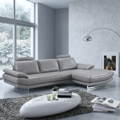 Skórzana sofa kanapa Żywy krajobraz Narożnikowa kanapa Narożnik Ustaw Design Modern Sofa 1508