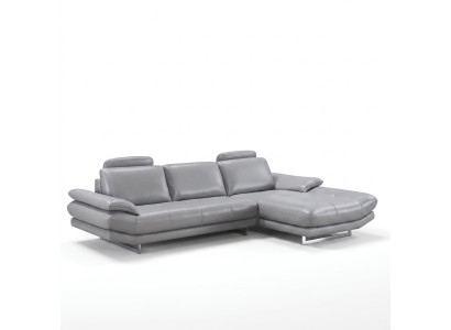 Skórzana sofa kanapa Żywy krajobraz Narożnikowa kanapa Narożnik Ustaw Design Modern Sofa 1508