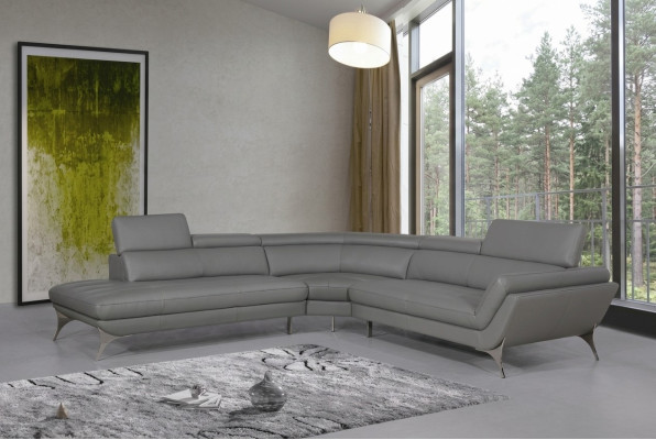 Skórzana sofa kanapa Żywy krajobraz Narożnikowa kanapa Narożnik Ustaw Design Modern Sofa 1541