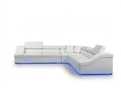 Skórzana sofa kanapa Żywy krajobraz Narożnikowa kanapa Narożnik Ustawić sofę nowoczesny design