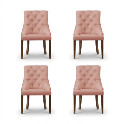 4x Chesterfield Fotel Lounge Club Podkładka Krzesło Krzesła Siedziba Ustawić Lehn