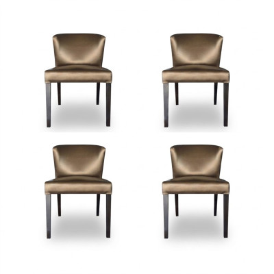 4x Krzesła Krzesło Podkładka Design Lehn Ustawić Fotel Kompletny Zestaw Nowoczesny Nowy