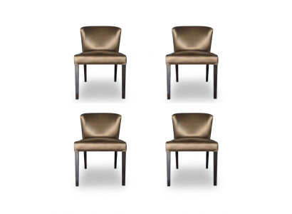 4x Krzesła Krzesło Podkładka Design Lehn Ustawić Fotel Kompletny Zestaw Nowoczesny Nowy