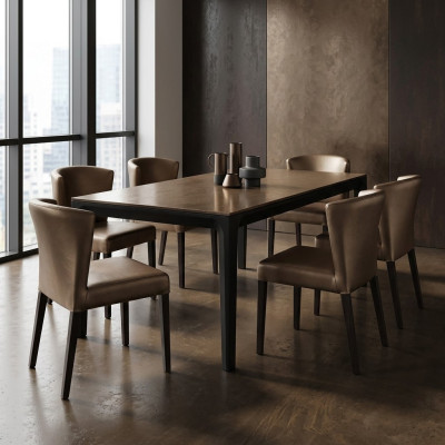 6x Krzesła Krzesło Podkładka Design Lehn Ustawić Fotel Kompletny zestaw nowoczesny