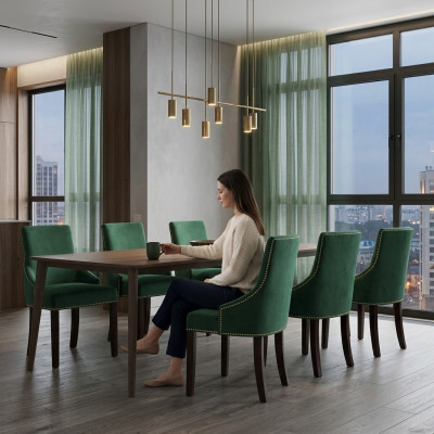 6x Design Podkładka Siedziba Krzesła Nowoczesny Seht Ustawić Fotel Lounge Club Set